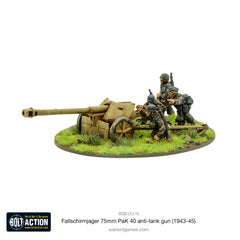 Fallschirmjager 75mm PaK 40 anti-tank gun (1943-45)