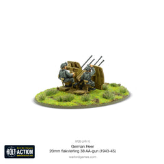German Heer 20mm flakvierling 38 AA-gun (1943-45)