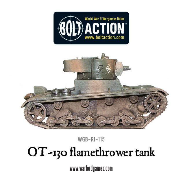 OT-130, flamethrower tank