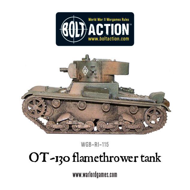OT-130, flamethrower tank