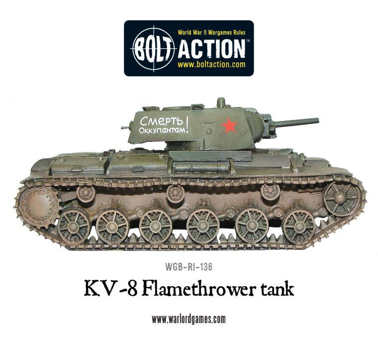 KV-8 flamethrower tank