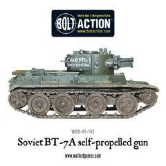 Soviet BT-7A self-propelled gun