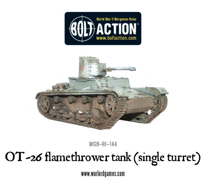 OT-26 flamethrower tank (single turret)