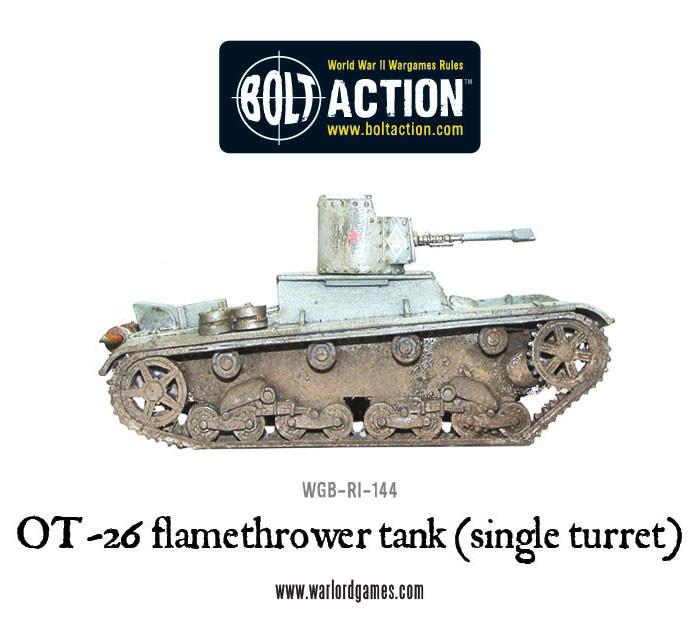 OT-26 flamethrower tank (single turret)