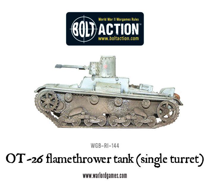 OT-26 flamethrower tank (single turret)