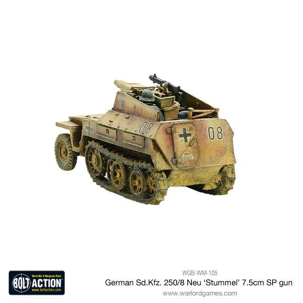 Sd.Kfz 250/8 Neu 'Stummel' 7.5cm SP gun