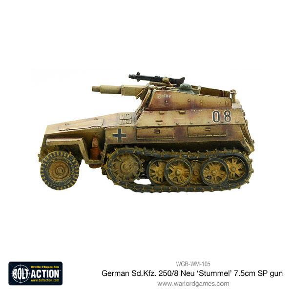 Sd.Kfz 250/8 Neu 'Stummel' 7.5cm SP gun