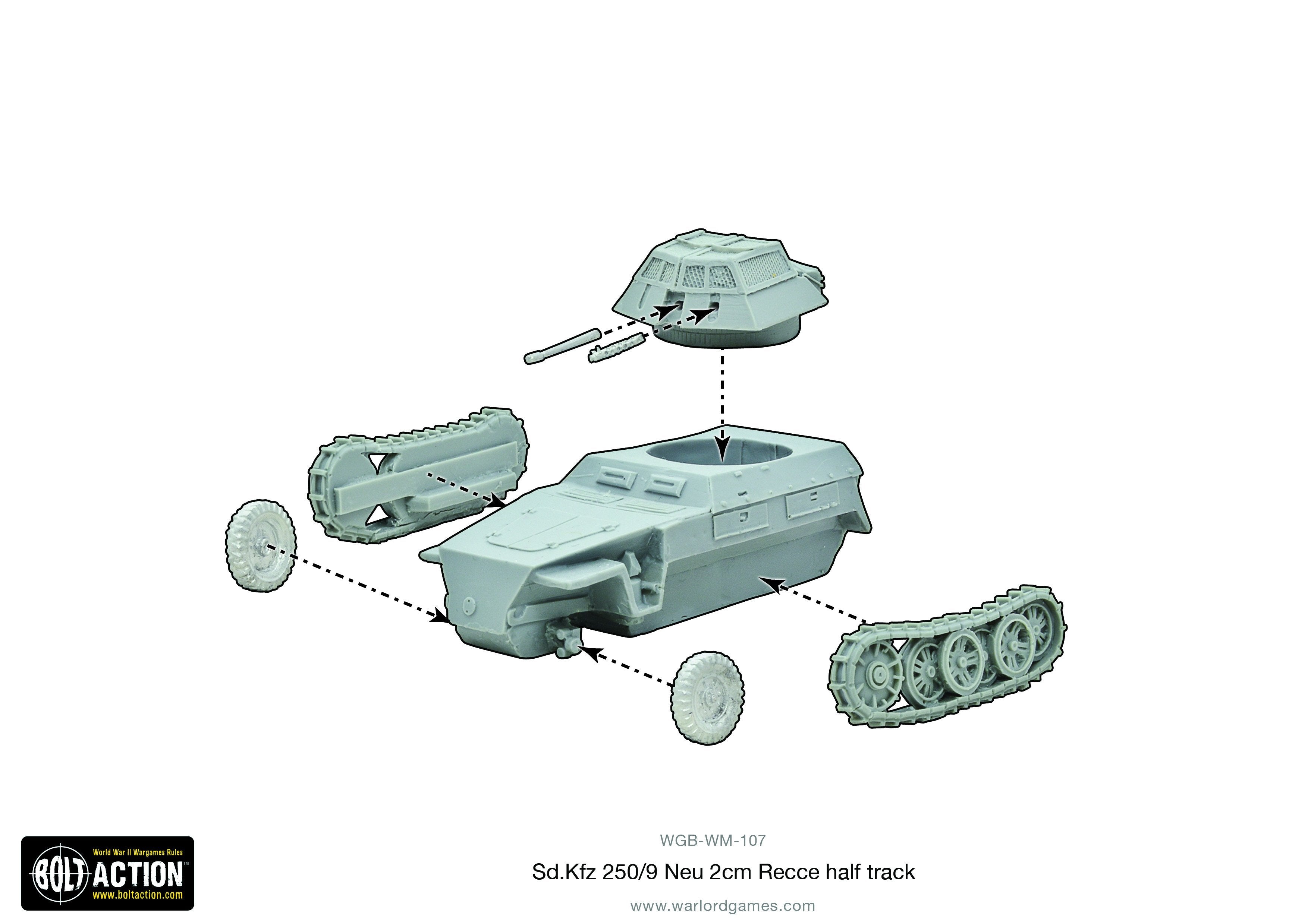 Sd.Kfz 250/9 Neu 2cm Recce half track