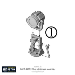Sd.Kfz 251/20 Uhu with infra-red searchlight
