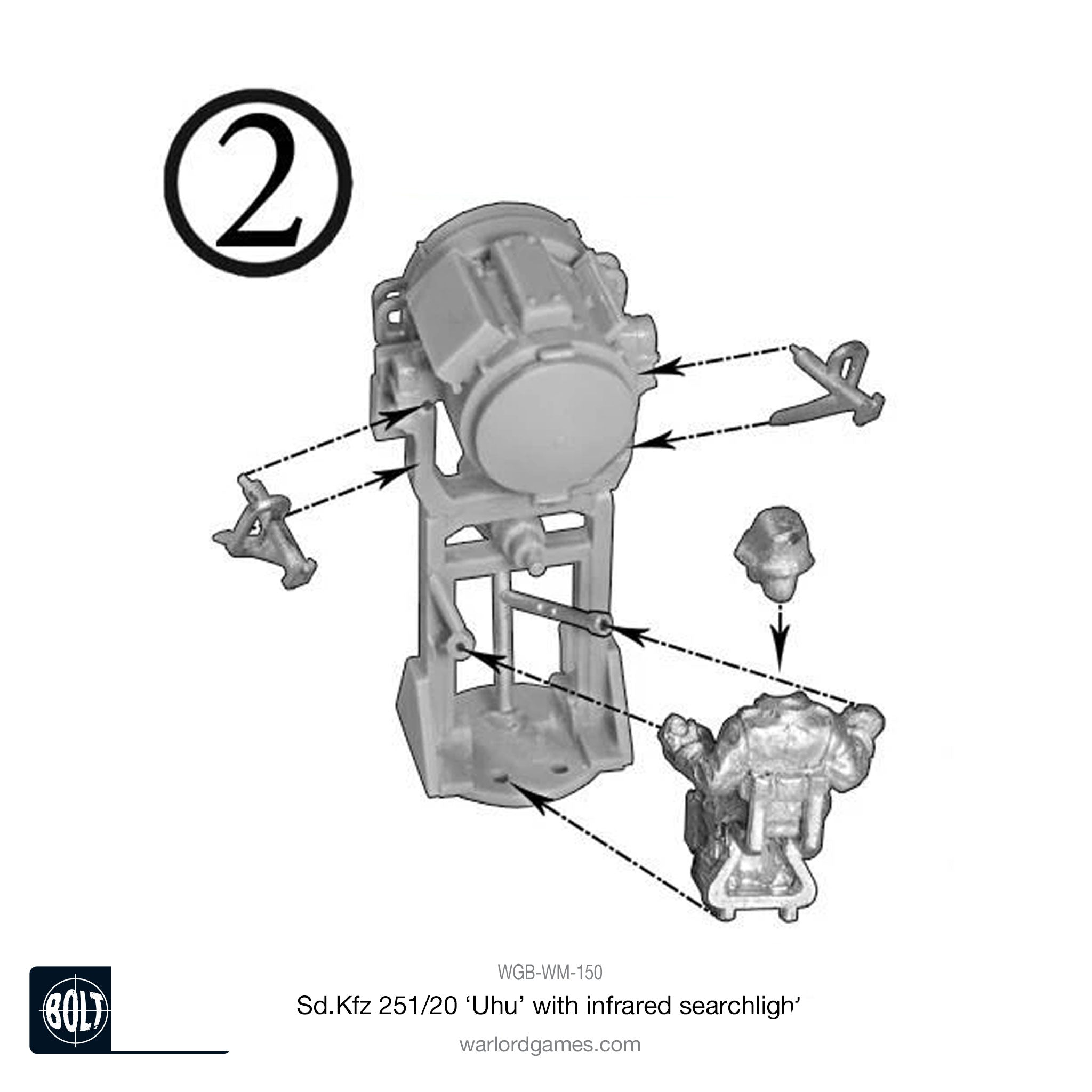 Sd.Kfz 251/20 Uhu with infra-red searchlight