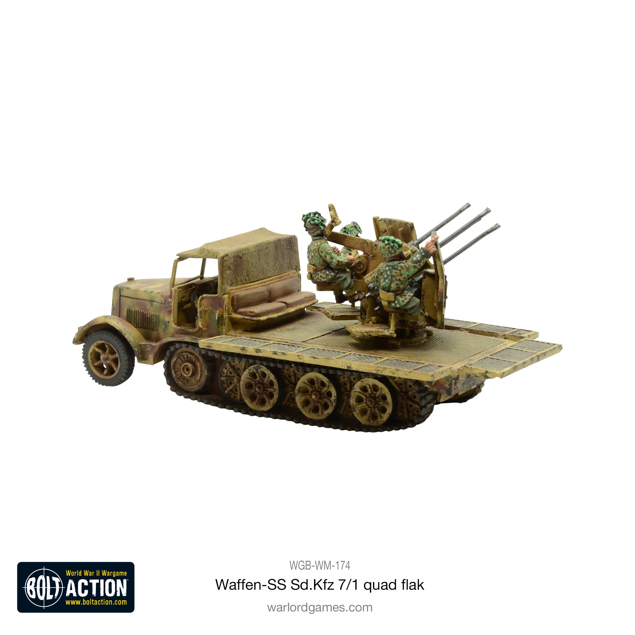 Waffen-SS Sd.Kfz 7/1 quad FlaK