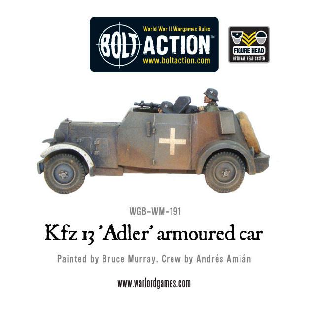 Kfz 13 'Adler' German armoured car