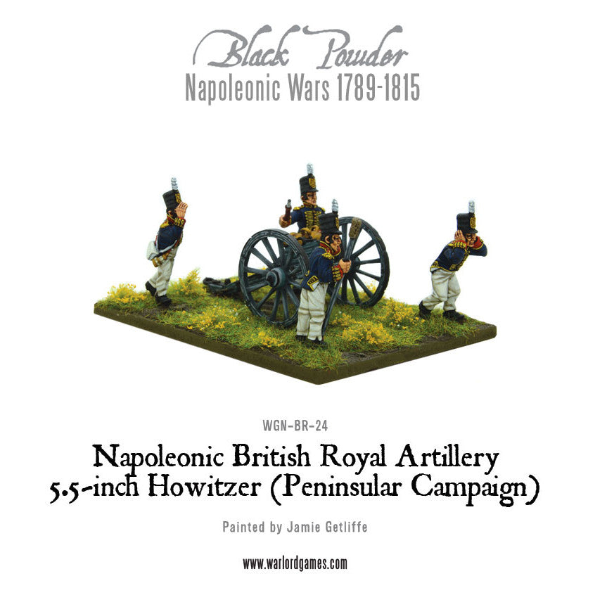 Napoleonic British Royal Artillery 5.5-inch Howitzer (Peninsular Campaign)