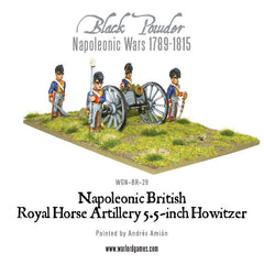 Napoleonic British Royal Horse Artillery 5.5-inch Howitzer