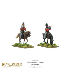 Mounted Napoleonic British Infantry Officers (Waterloo campaign)