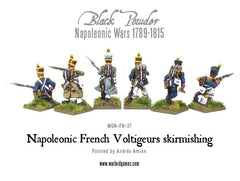 Napoleonic French Voltigeurs skirmishing