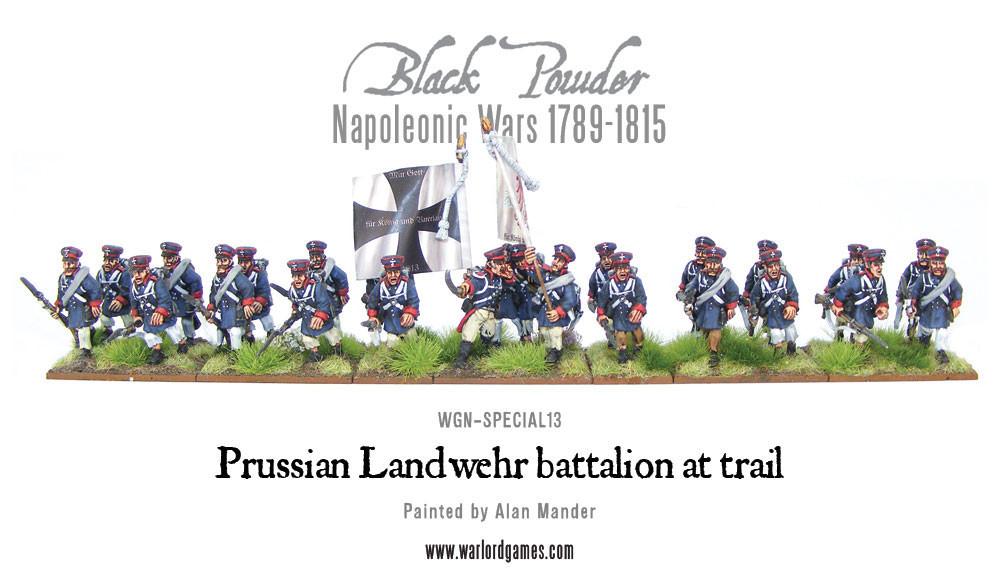 Napoleonic Prussian regiment at trail