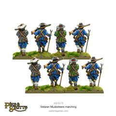 Pike & Shotte Veteran Musketeers Marching