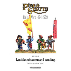 Landsknecht command standing