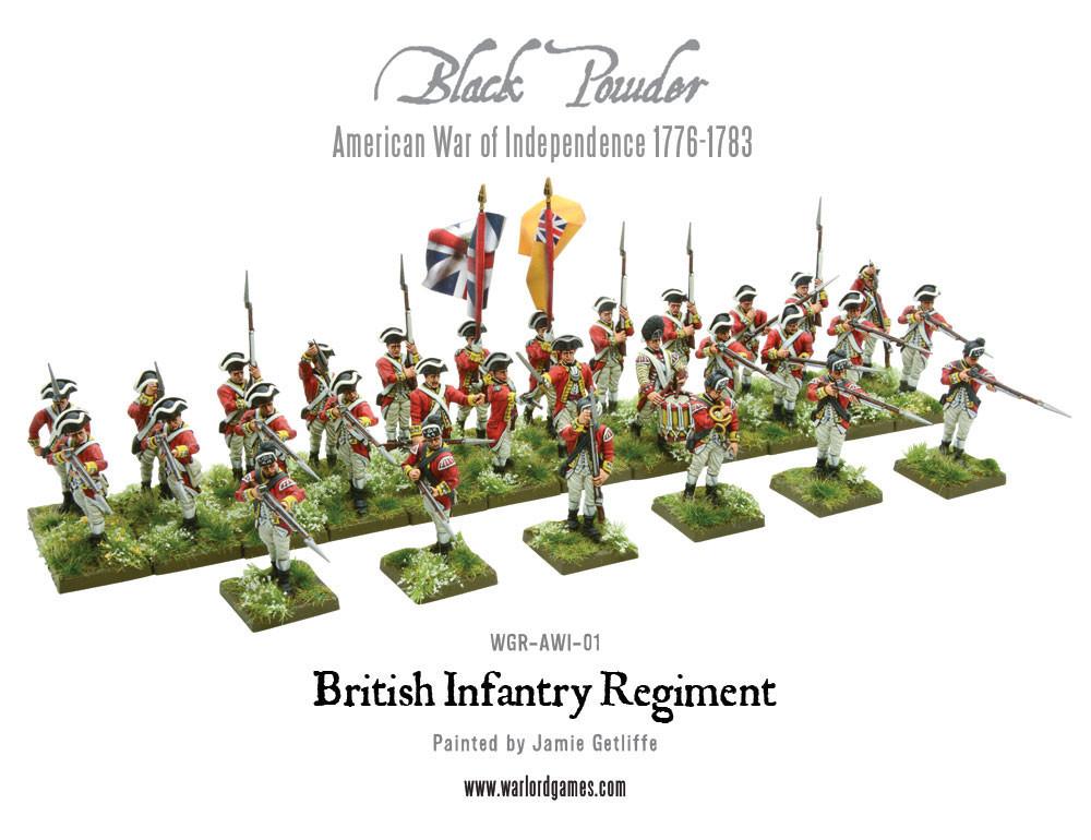 American War of Independence: British Infantry Brigade