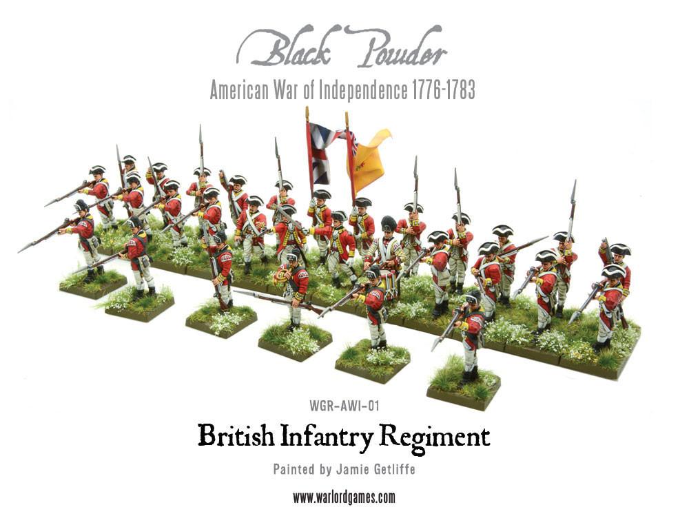 American War of Independence: British Infantry Brigade