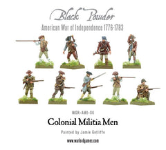Colonial Militia Men (Plastic Box)