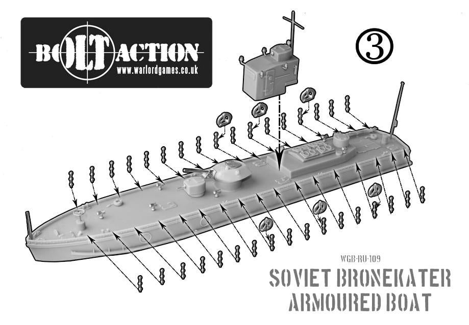 Soviet Bronekater Armoured Patrol Boat