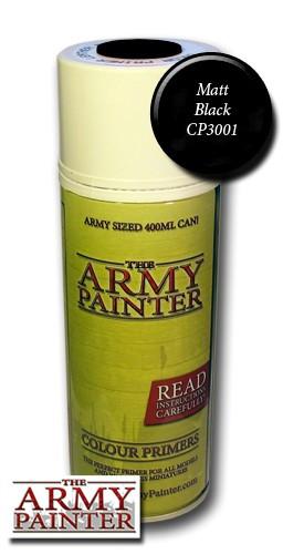 Matt Black base primer spray