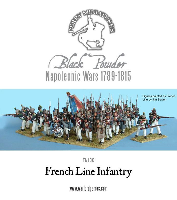 Napoleonic Wars: French Line Infantry plastic (1812-1815) plastic boxed set