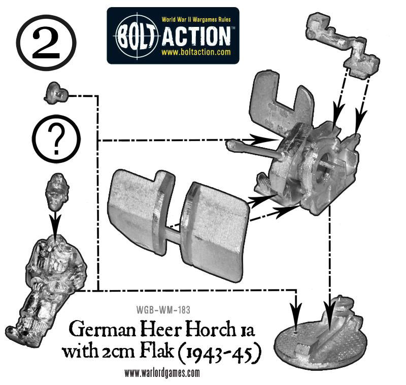 Horch 1a with 2cm Flak (Heer 1943-45)