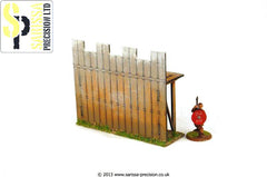 Wooden Palisade Wall - Straight