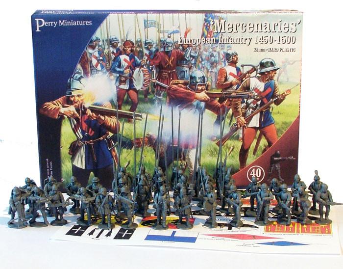 WR20 Plastic ‘Mercenaries’, European Infantry 1450-1500