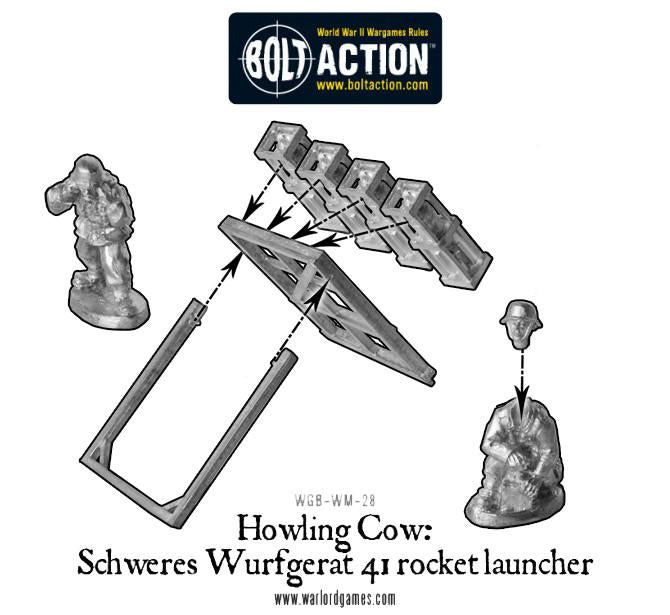 German Heer Howling Cow rocket launcher (1943-45)