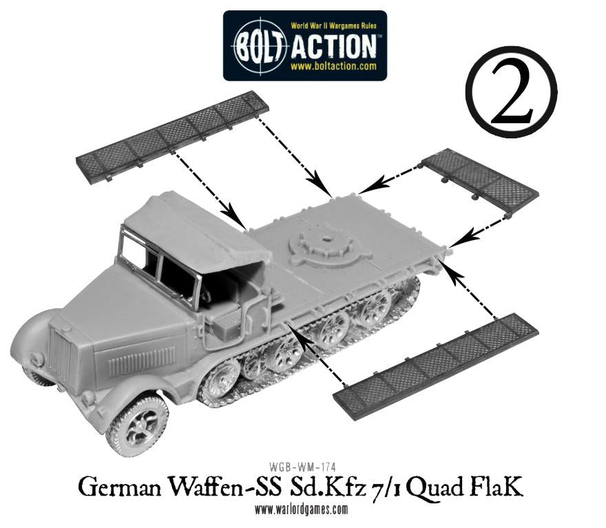 Waffen-SS Sd.Kfz 7/1 quad FlaK