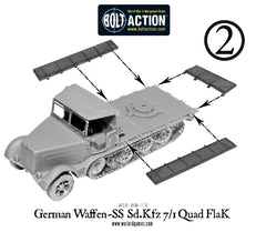 Waffen-SS Sd.Kfz 7/1 quad FlaK