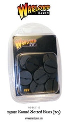 25mm Round Slotted Bases (20)