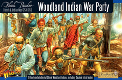 French Indian War 1754-1763: Woodland Indians War Party boxed set