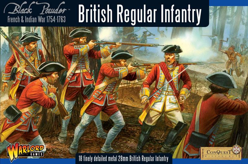 French Indian War 1754-1763: British Regular Infantry boxed set