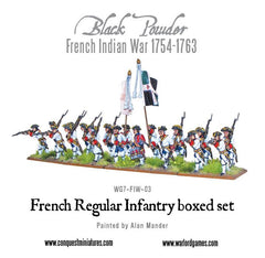 French Indian War 1754-1763: French Regular Infantry boxed set