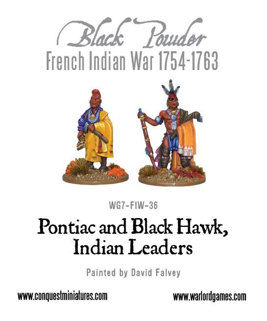 Pontiac & Black Hawk, Indian leaders