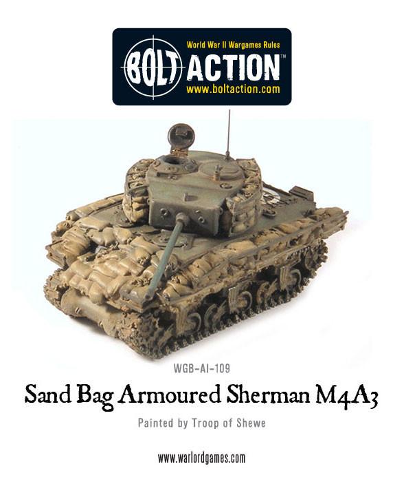 Sandbag Armoured Sherman M4A3