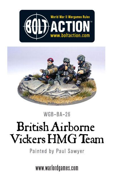 British Airborne Vickers MMG Team