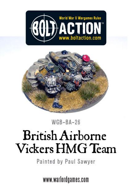 British Airborne Vickers MMG Team