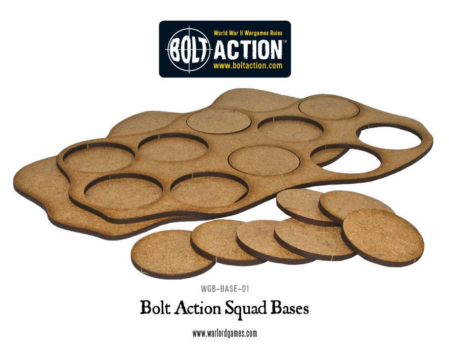 Bolt Action Squad Bases