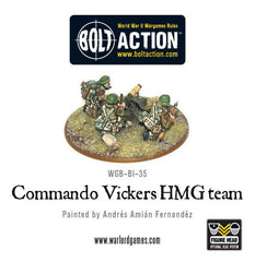 British Commando Vickers MMG Team