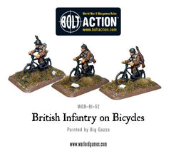 British Infantry on bicycles