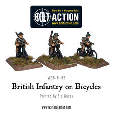 British Infantry on bicycles