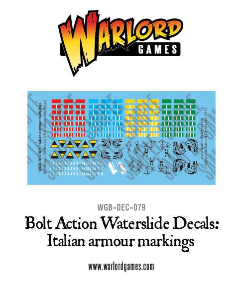 Italian Armour decal sheet