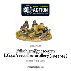 Fallschirmjager 10.5cm LG40/1 recoilless artillery (1943-45)