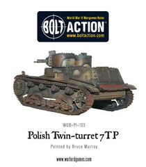 Twin-turreted Polish 7TP tank